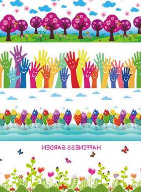 Art art classroom, wall decoration, wall stickers, children