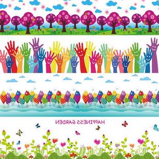 Art art classroom, wall decoration, wall stickers, children