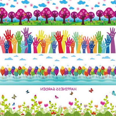 Art art classroom, wall decoration, wall stickers, children