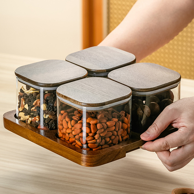 家用干果密封罐大容量零食收纳罐