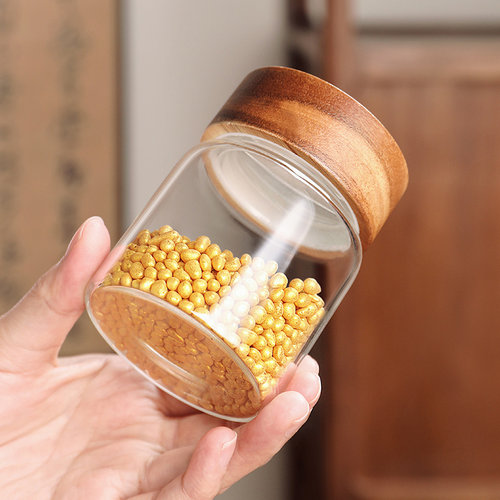 金豆豆收纳瓶豆子小空瓶储存罐