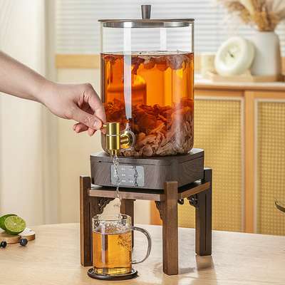 高颜值带龙头电陶炉加热凉水壶