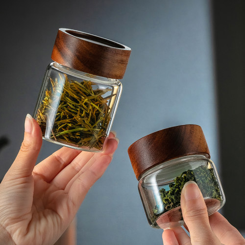 高颜值迷你便携茶叶罐密封罐家用