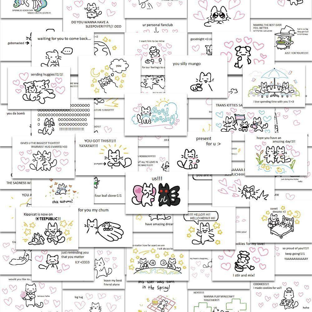 128张Kitten英文猫咪贴纸儿童diy手账手机笔记本装饰小图案防水,文具电教/文化用品/商务用品,贴纸/立体贴纸,淘宝优惠券,粉丝福利购,淘宝优惠卷