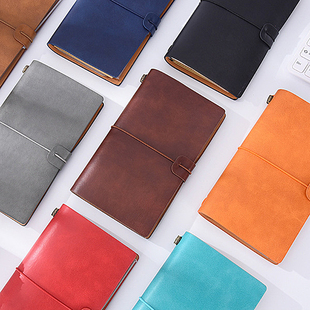 随身tn手帐本复古旅行笔记本日记本创意本子活页精致外皮手账本