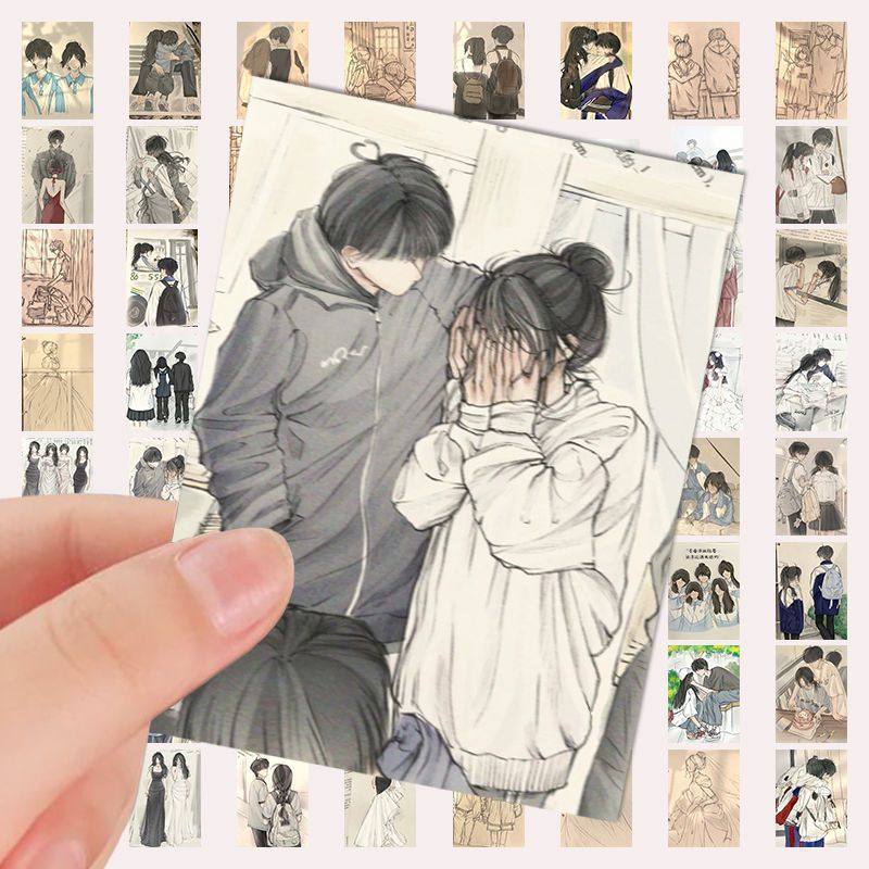 青春校园情侣贴纸128张ins风手账电脑笔记本手机壳装饰DIY防水,3C数码配件,笔记本个性小贴纸,淘宝优惠券,粉丝福利购,淘宝优惠卷