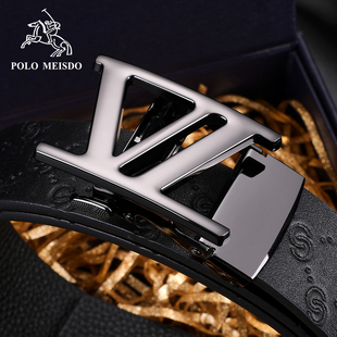 正品保罗皮带男士真皮男款2024新款商务自动扣高档品牌奢侈品腰带