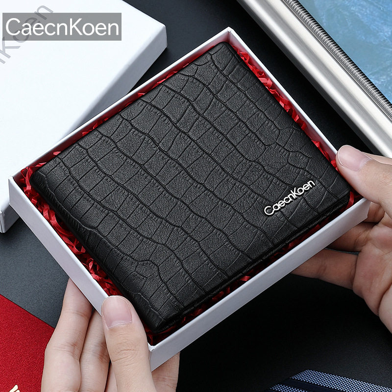CaecnKoen钱包男士短款真皮软皮奢侈品高档名牌2022新款钱夹皮夹