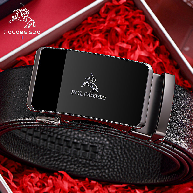 英国官方正品保罗皮带男士真皮自动扣年轻人商务高档头层牛皮腰带