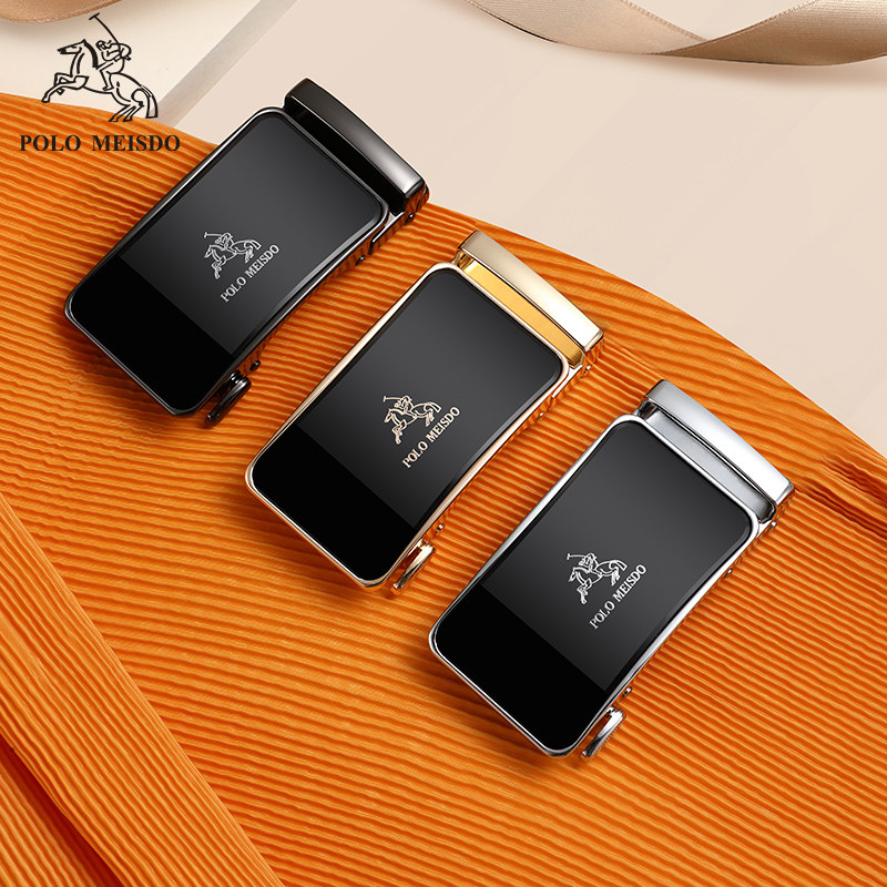 保罗美思得皮带扣男皮带头正品扣头自动扣高档配件腰带头卡扣单卖