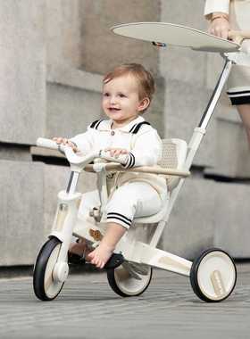 三轮车儿童playkids多功能折叠1-5岁宝宝小孩普洛可平衡脚踏车