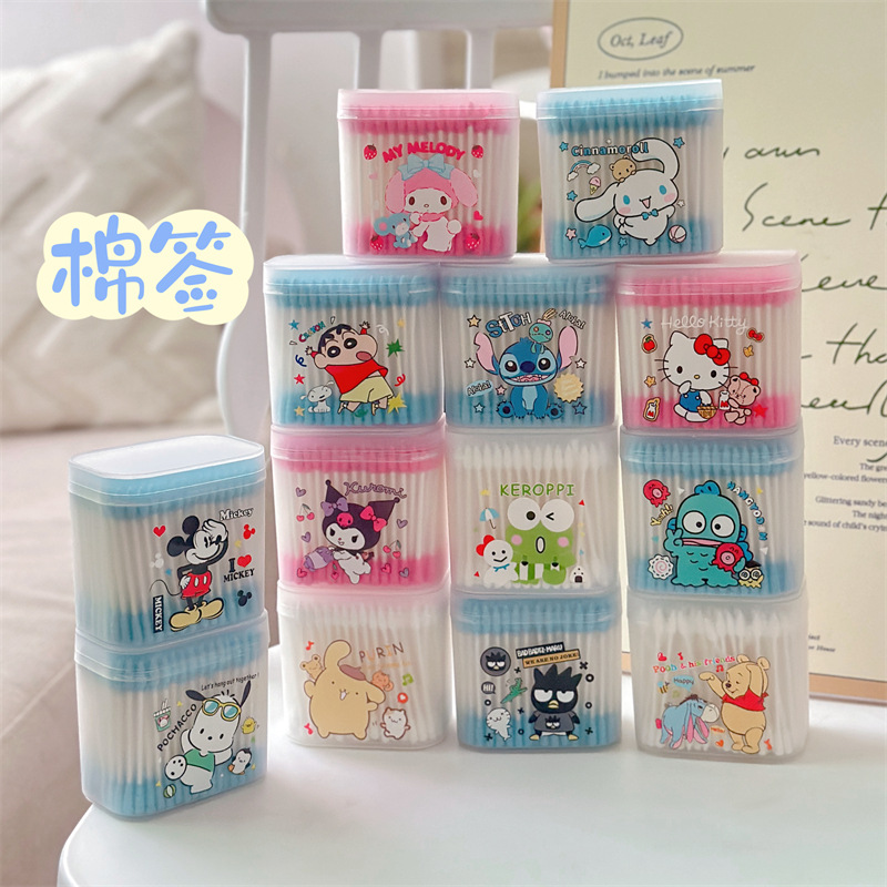 包可爱卡通双头棉签掏耳勺