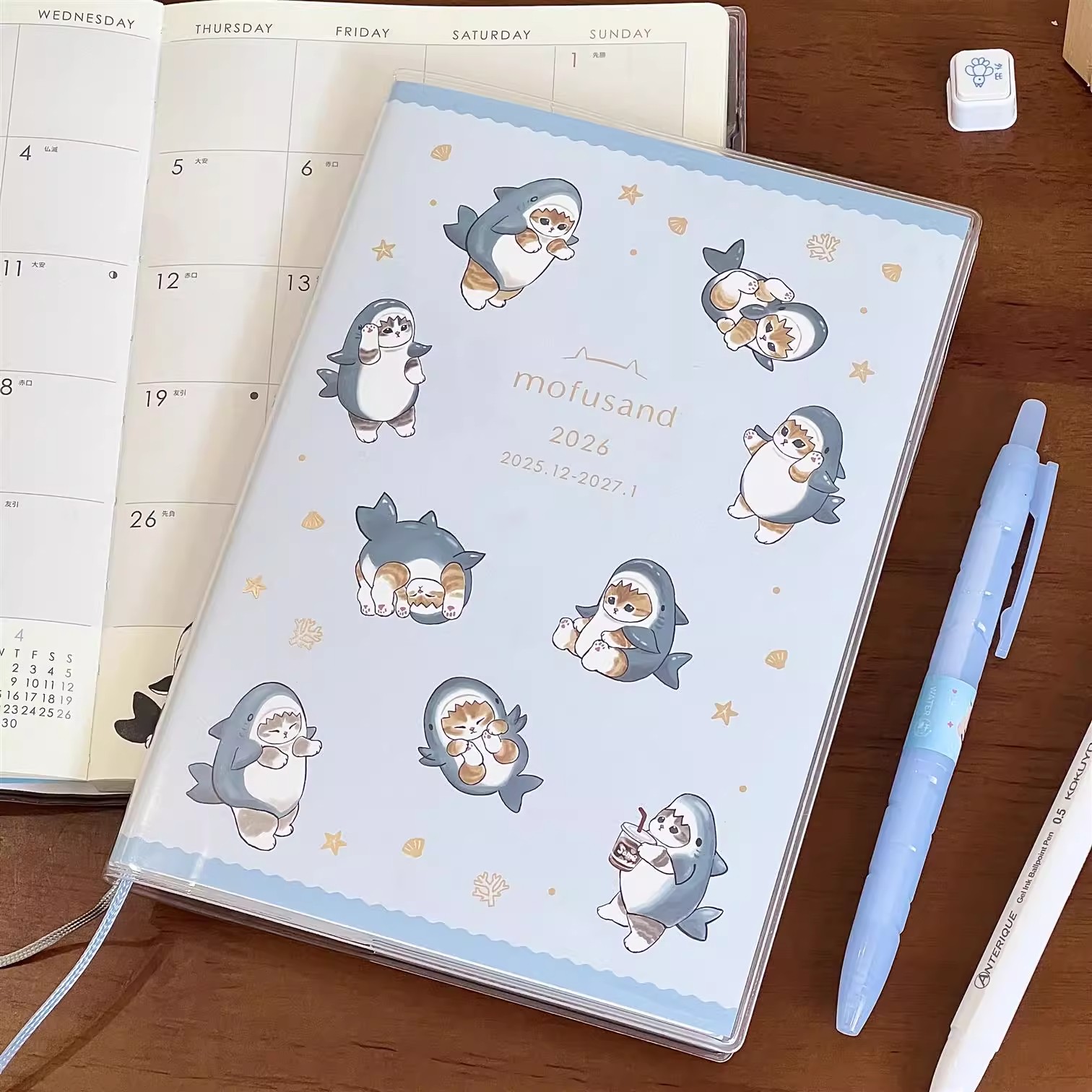 鲨鱼小猫2026年新款B6日程本