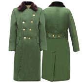 长款 军大衣民政救灾棉大衣防风加长棉衣防寒加绒加厚军绿色棉大衣