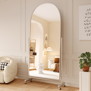 镜子全身镜可移动落地镜家用服装 店试衣镜外贸跨境穿衣镜显瘦美颜