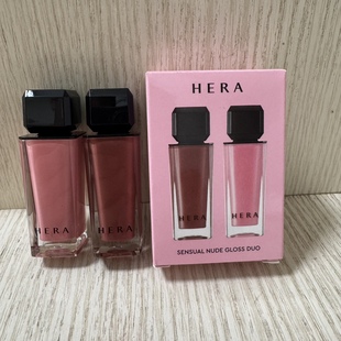 Hera赫拉水光唇釉Jennie同款462肉桂奶茶422奶油蜜桃裸透镜面唇釉