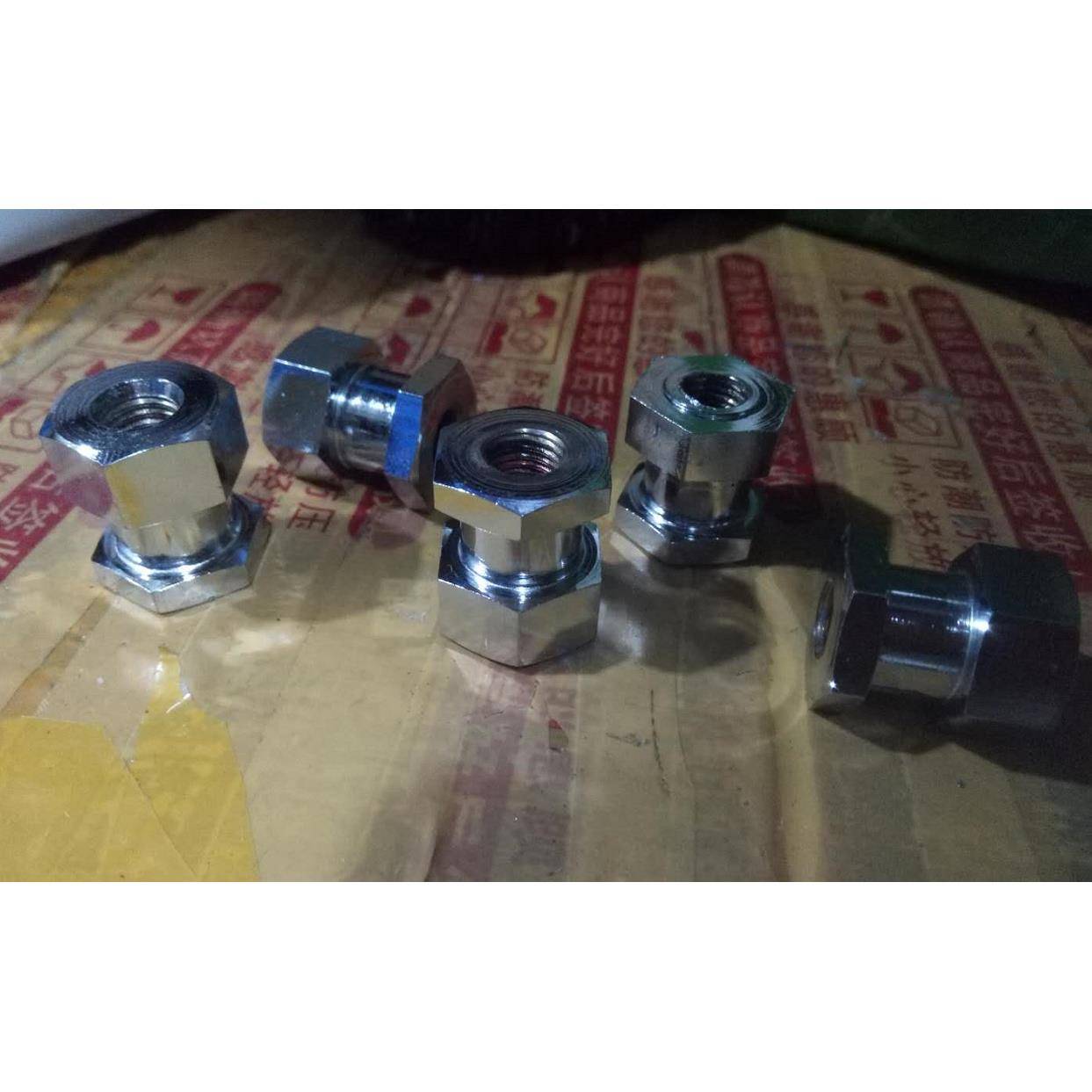 气缸六角浮动接头FJR型M4M5M6M8M10*1.25气缸浮动接头FJR内螺纹