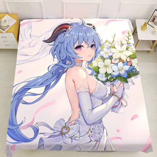 定制床单床笠大学生宿舍被单二次元床垫保护罩A类