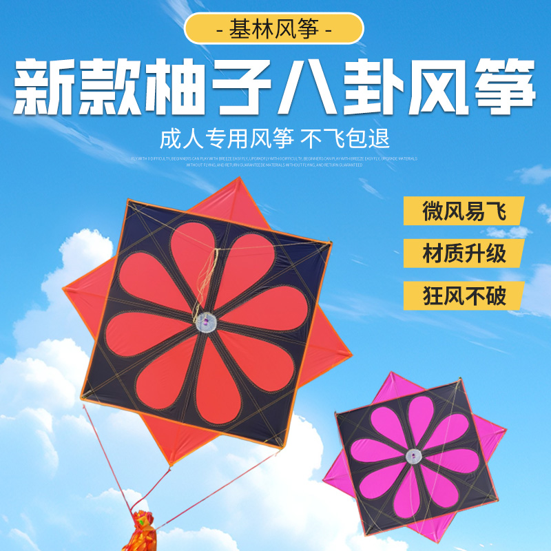新款基林风筝柚子八卦成人儿童