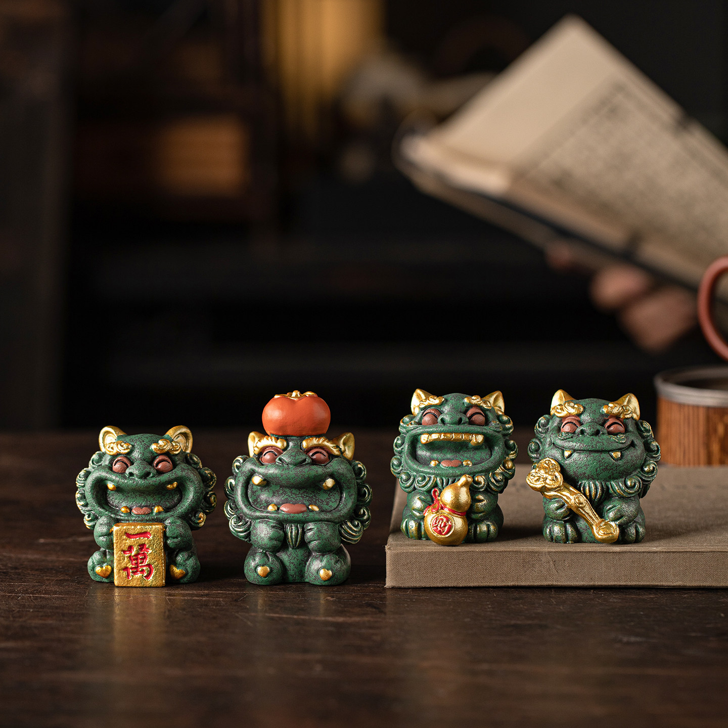 创意万事如意桌面摆件高档礼盒