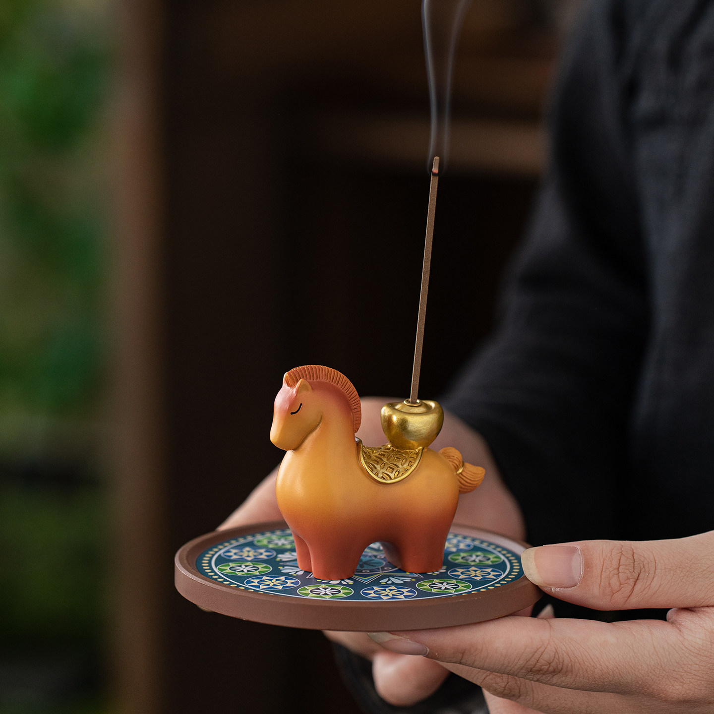 马上有钱香插摆件香薰炉家用室内熏香桌面茶道香托香座托盘点香器,家居饰品,香薰炉,淘宝优惠券,粉丝福利购,淘宝优惠卷