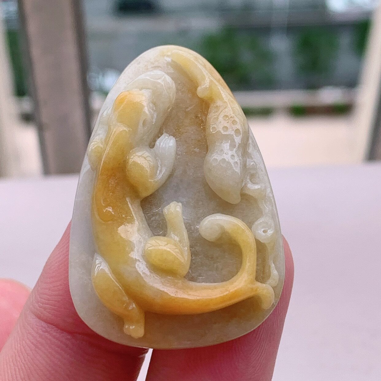 保真红翡特色雕刻飞龙戏珠老坑送证A货颈饰貔貅玉坠冰种吊坠翡翠