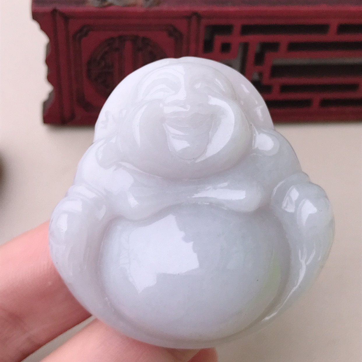 冰糯种水头足佛公老坑送a货颈饰玉冰种玉坠玉石女吊坠翡翠蛋面