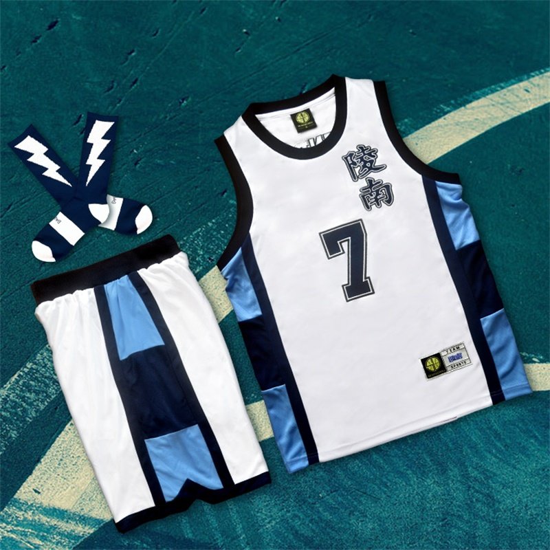 SD刺绣陵南灌篮高手樱木山王翔阳海南武石中富丘名朋篮球服篮球衣