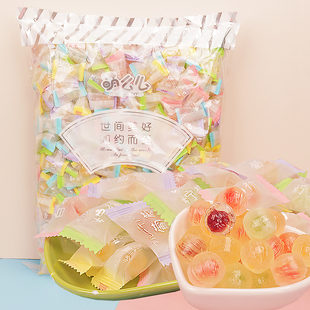 萌么么新品 果味夹心糖果网红高颜值混合口味硬糖休闲零食前台招待
