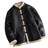 风棉衣男女冬款中式汉服皮毛一体加绒加厚保暖外套1203-P158，男装棉衣，电商A016