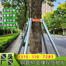 钢管树木支撑架现货批发苗木固定器大树防风支撑器定制品质保证