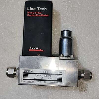 议价M3100V流量计LINE TECH，量程50SLM，气体氧