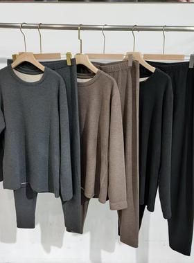 丝滑亲肤保暖透气男士保暖内衣套装冬新品天丝莱赛尔秋衣秋裤2463