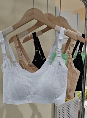 上开扣哺乳文胸孕前孕后喂奶内衣