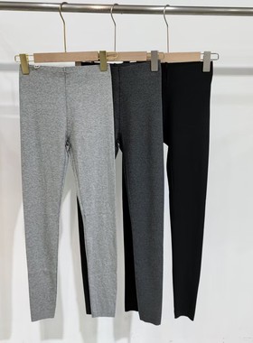 新款女士外穿薄款打底裤81200高弹舒适加肥大码九分小脚裤子81201