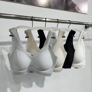 无痕舒适裸感薄杯宽肩带内衣女士一体固定杯背心无钢圈文胸罩1502