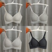 蕾丝花边无钢圈美背内衣氧气杯细带背心吊带裹胸时尚 女文胸罩5083