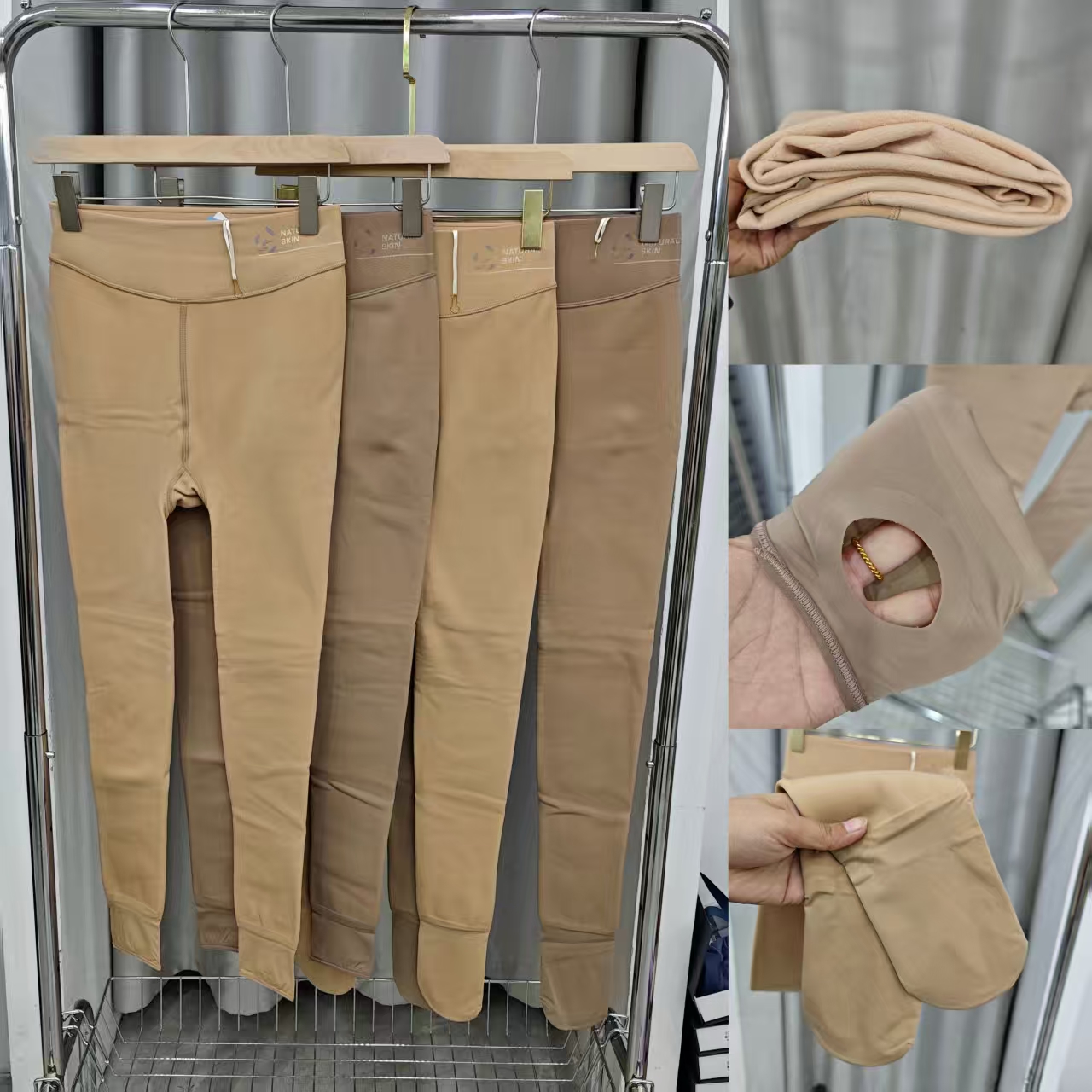 秋冬加肥大码高腰显瘦保暖裤袜