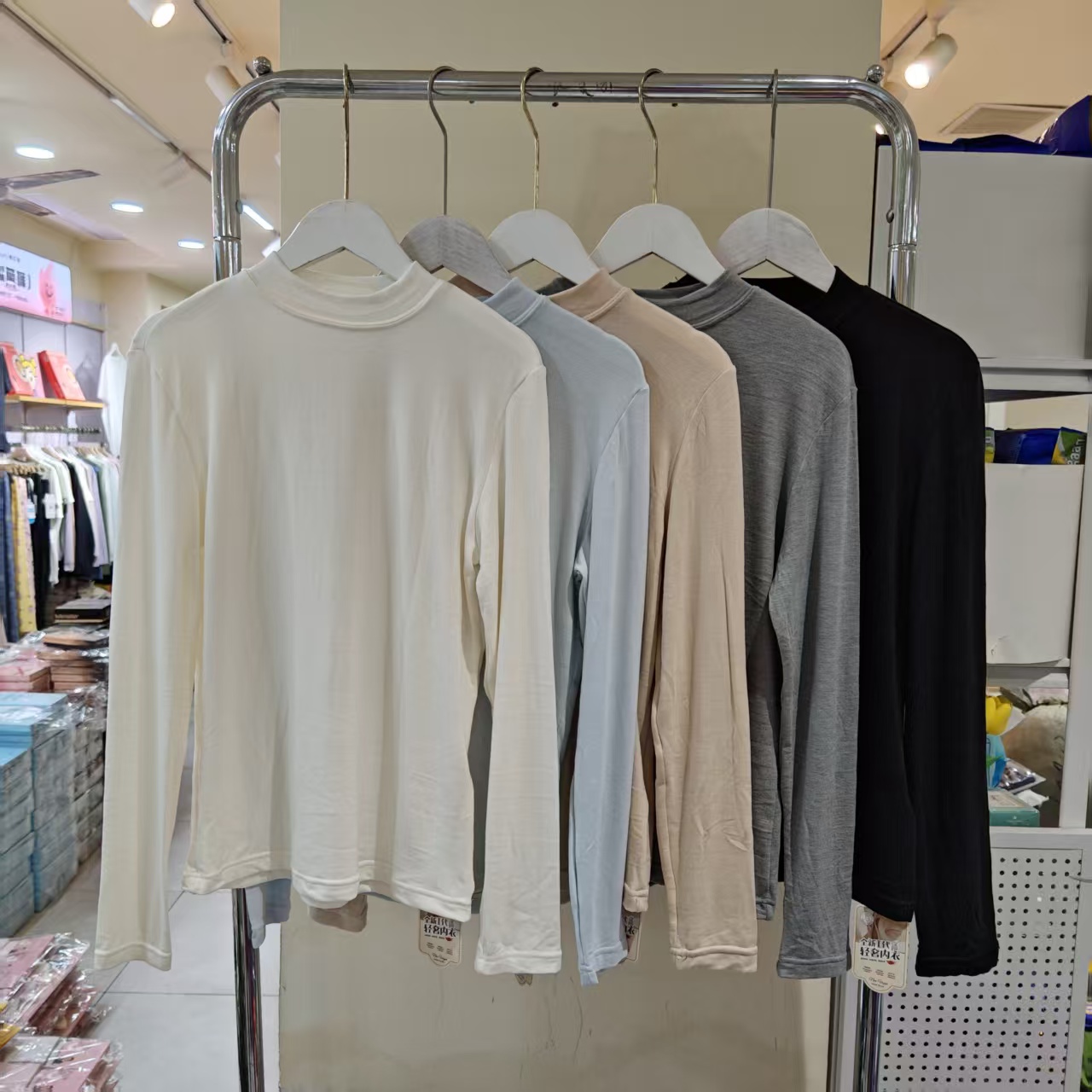 秋冬新款女长袖T恤时尚百搭上衣