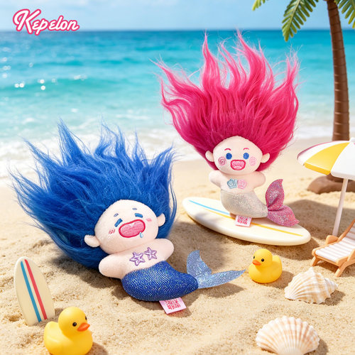 正版凯佩珑美炸了磁吸毛绒公仔挂件情绪万花筒系列冰箱贴盲袋装饰