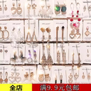 潮爱心网红耳饰高级感纯银耳坠长款 耳环2025年新款 圆脸显瘦耳钉女