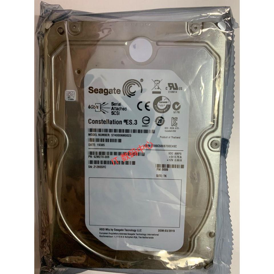 全新 浪潮 曙光 ST4000NM0023 4T SAS 7.2K 3.5 4TB 企业级硬盘