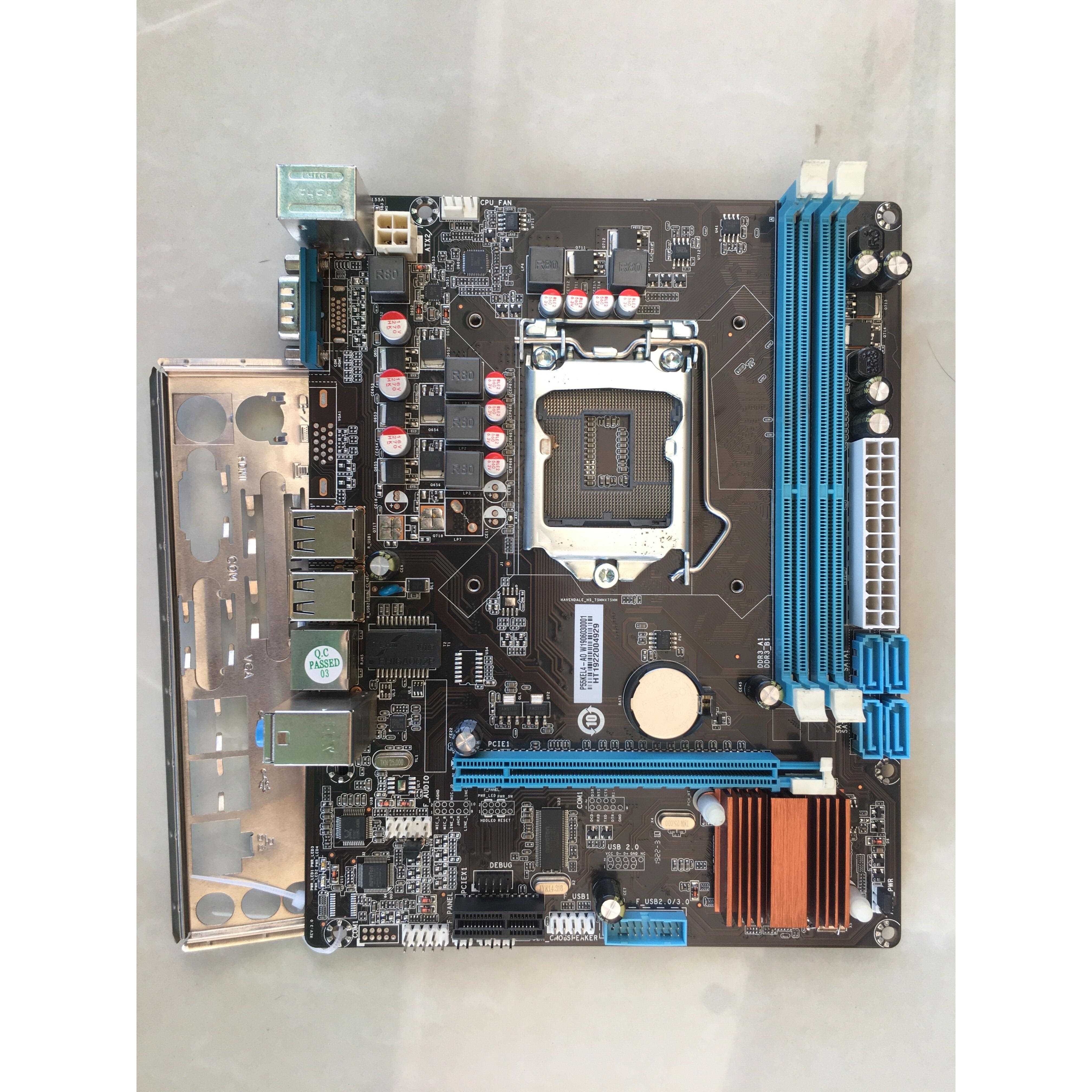 科脑 P55KEL4-AO DDR3电脑 1156针主板 独立小板 串口