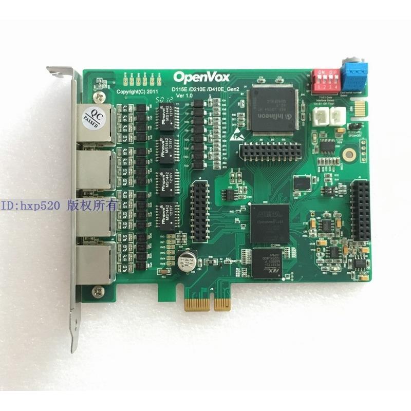 OpenVox D115E/D210E/D410E_Gen2 D115E/D210E/D41 语音卡现货