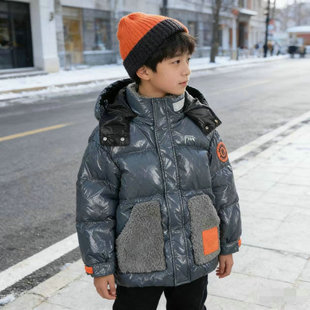 羽绒服2025新款冬装童装男孩子白鸭绒保暖厚休闲学生中大童615122