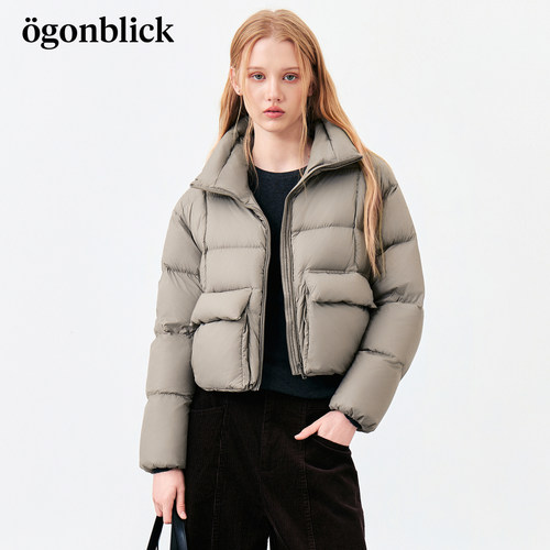 北欧时刻90白鸭绒保暖加厚羽绒服女2026年冬季新款短款面包服外套