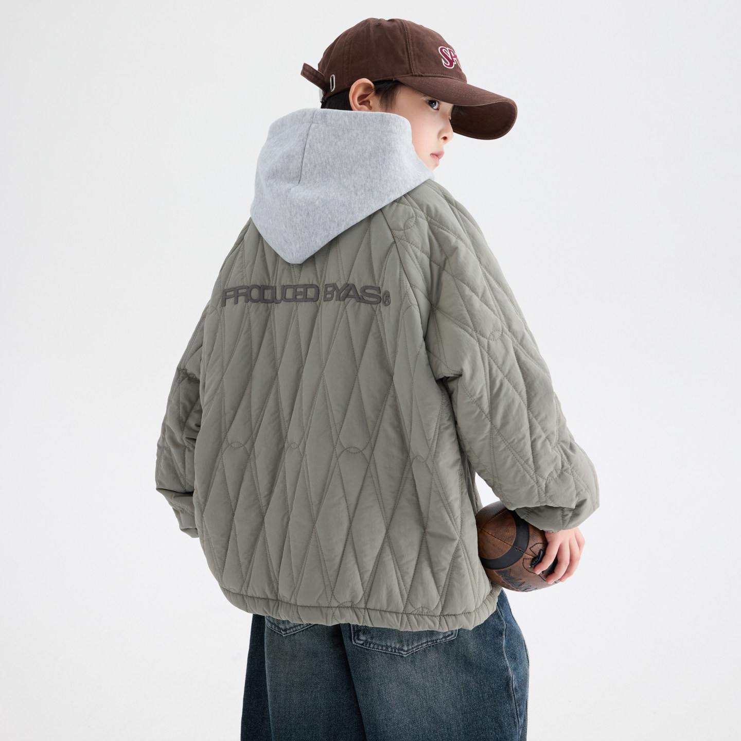 男童棉服外套秋冬季2026新款中大童青少年学生棒球服帅气夹棉棉衣