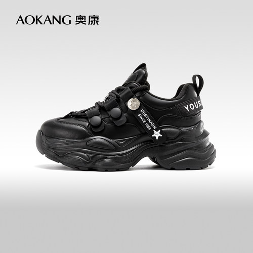 奥康老爹鞋时尚百搭女鞋