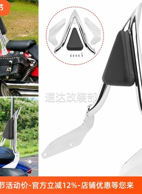 适用于本田 马格纳 Magna VF250 VF750 改装16寸尖弓后靠背后靠椅