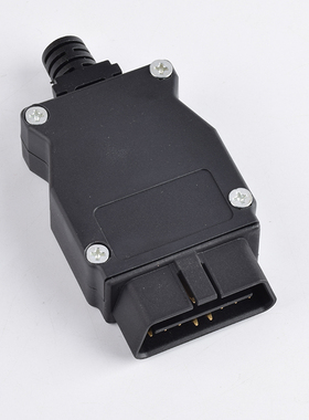 汽车公头接头OBD2 16pin连接器 16针公头 OBD插头组装式外壳